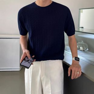 تيشيرت نصف كم بقصة أنيقة للرجال