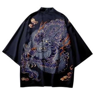 كيمونو جاكيت بتصميم Imperial Dragon مقاس XL