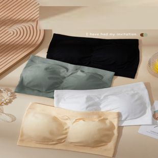 Seamless Strapless Bra with Pads