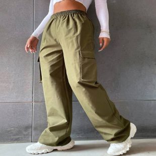 High-Waisted Cargo Pants for Women