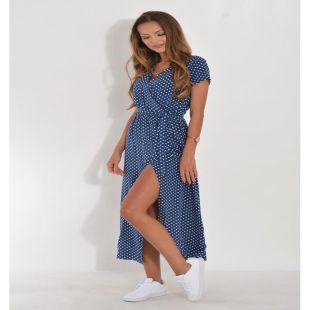 Elegant Printed Midi Dress for Women