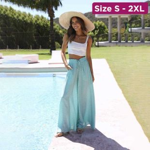 Luxurious Wide-Leg Summer Pants for Women