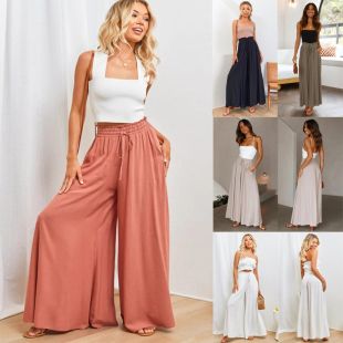 Casual Wide-Leg Summer Pants for Women