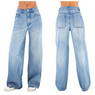 High-Waisted Loose Jeans for Women
