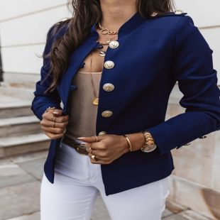 Slim Short Blazer Long Sleeve for Women