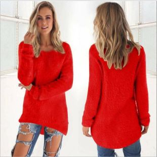 Soft Long-Sleeve Sweater Top for Women