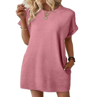 Loose Pocket Casual Dress for Women