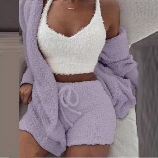Winter 3 Piece Pajama Set for Women