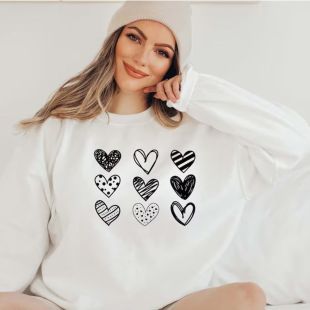 Opulent Printed Sweatshirt for Women