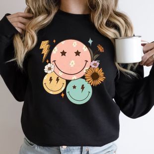 Classy Printed Sweatshirt for Women