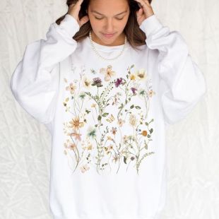 Deluxe Printed Sweatshirt for Women