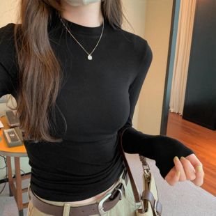Slim-Fit Long-Sleeve T-shirt for Women