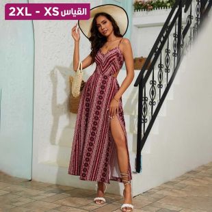 فستان أنيق بتصميم أوروبي وأمريكي للسيدات