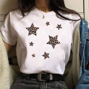 Elegant Women's Printed Half Sleeve T-Shirt