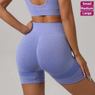 Women’s Knitted Yoga Sports High Waisted Shorts