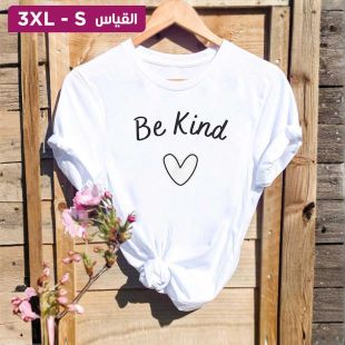 تيشيرت نسائي صيفي عصري برقبة مستديرة وأكمام قصيرة قصة فضفاضة