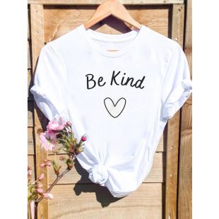 تيشيرت نسائي صيفي عصري برقبة مستديرة وأكمام قصيرة قصة فضفاضة