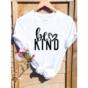 تيشيرت نسائي صيفي عصري برقبة مستديرة وأكمام قصيرة قصة فضفاضة