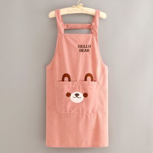 مريلة مطبخ بدون أكمام بتصميم Bear للسيدات