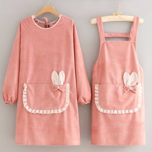 طقم مريلة مطبخ 2 قطعة بتصميم Rabbit للسيدات