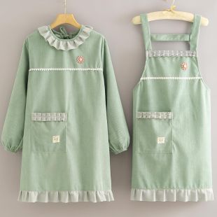 طقم مريلة مطبخ 2 قطعة بتصميم Sunflower للسيدات