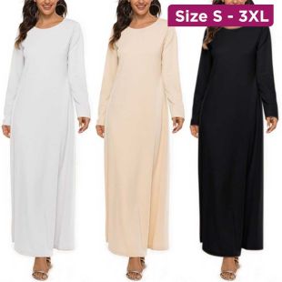 Women's Basic Long-Sleeved Abaya