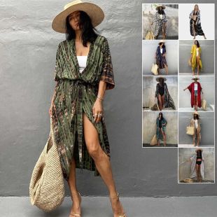 Open Cardigan with Belt For Women