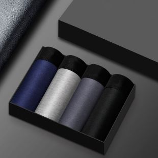 شورت داخلي قطن مضاد للبكتيريا للرجال 4 حبات