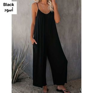 Sleeveless Loose Fit Summer Jumpsuit for Women Size XL
