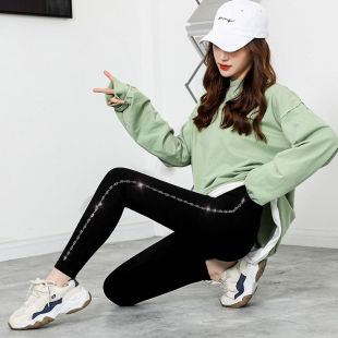 ليجنز بخصر مرتفع مطرز أنيق للسيدات