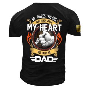 Men’s Summer Casual T-Shirt with Stylish Back Print