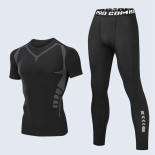 Elegant T-shirt and Pants Sport Set for Men