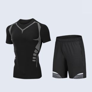 Stylish T-shirt and Shorts Sport Set for Men