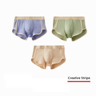Opulent Cotton Underwear 3-Pcs Assorted Colors for Men