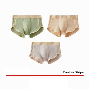 Pure Cotton Underwear 3-Pcs Assorted Colors for Men