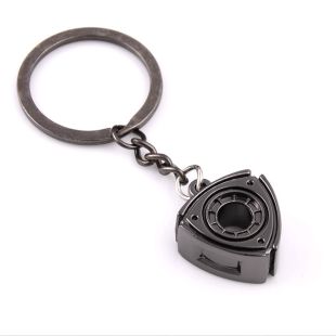 Rotary Engine Metal Keychain for Men