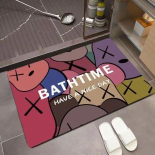 سجادة حمام مرنة بتصميم Bathtime