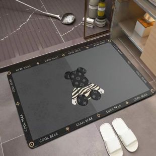 سجادة حمام سريعة الامتصاص بتصميم Cool Bear