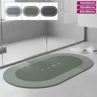 Flexible Crystal Velvet Bathroom Mat