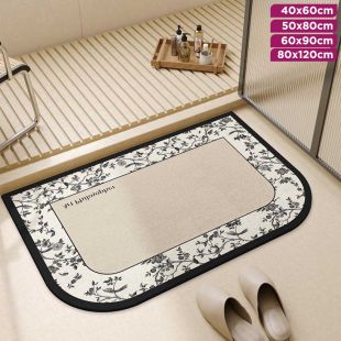 Decorative Non-Slip Bathroom Mat