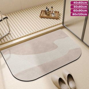 Modern Design Non-Slip Bathroom Mat