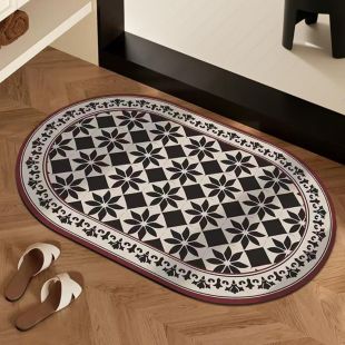 سجادة حمام مضادة للسقوط بتصميم كلاسيكي