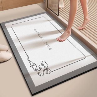 سجادة أرضية من الدياتوميت سريعة الجفاف للحمام