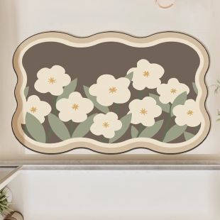 سجادة دياتوم عالية الامتصاص وسريعة الجفاف ومضادة للانزلاق للحمام والمطبخ