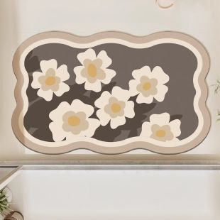 سجادة دياتوم عالية الامتصاص وسريعة الجفاف ومضادة للانزلاق للحمام والمطبخ