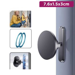 Foldable Magnetic Phone Stand – 7.6 × 1.5 × 3 cm