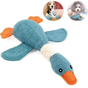 Blue Goose Bite Resistant Stuffed Toy For Pet