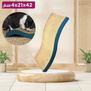 لوحة خدش من الورق المموج للقطط 