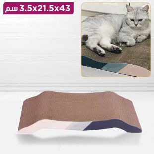 لوحة خدش من الورق المموج للقطط