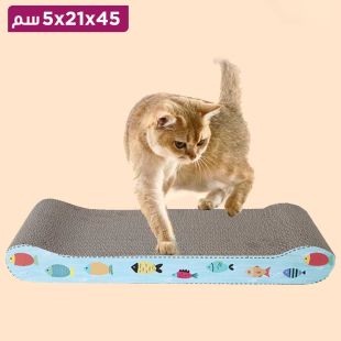 لوحة خدش من الورق المموج للقطط